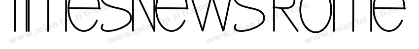 TimesNews Rome字体转换